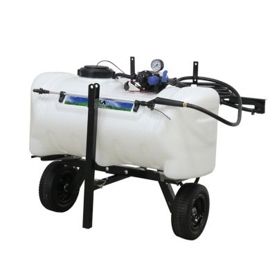 Image showing  25 gal. Pull Behind Broadcast Sprayer, 2.2GPM, 7 ft. Swath
