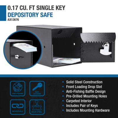 Image showing 6 th Barska 0.17 cu. ft Single Key Depository Safe