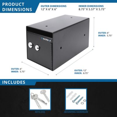 Image showing 5 th Barska 0.17 Cu. ft Dual Key Depository Safe