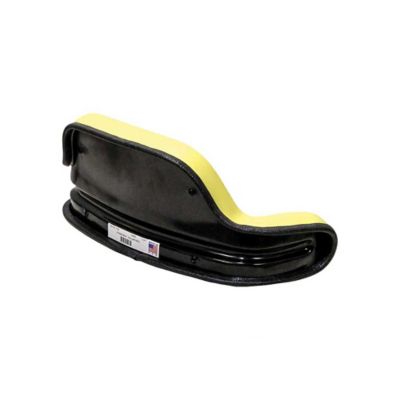 Image showing  John Deere 2940 Backrest Cushion, Yellow Vinyl