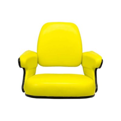 Image showing  John Deere 40 4 pc. Seat Top Assembly, Yellow Vinyl