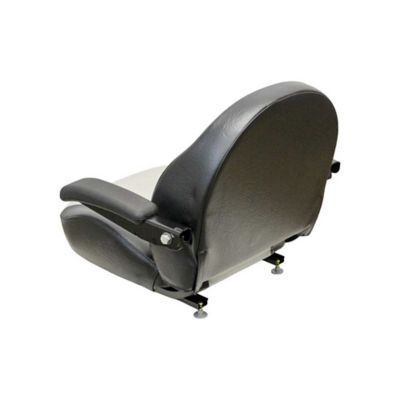 Image showing  1110 Seat Top Assembly, Black/Silver Vinyl