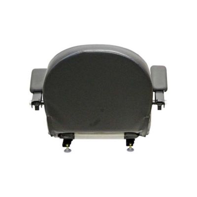 Image showing  1110 Seat Top Assembly, Black/Silver Vinyl