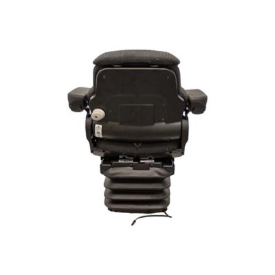 Image showing  1055 Air Suspension Seat, 12 V, Black/Gray Fabric