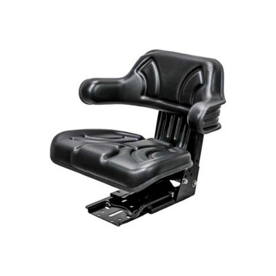 Uni Pro 350 Utility Mechanical Suspension Seat, Black Vinyl