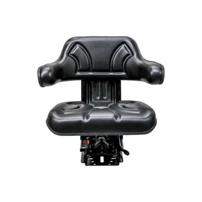 Image showing  350 Utility Mechanical Suspension Seat, Black Vinyl