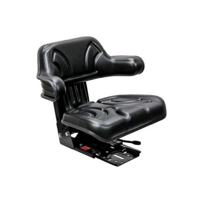 Image showing  350 Utility Mechanical Suspension Seat, Black Vinyl