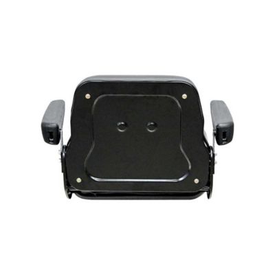 Image showing  142 Seat Top Assembly, With Armrests, Black Vinyl