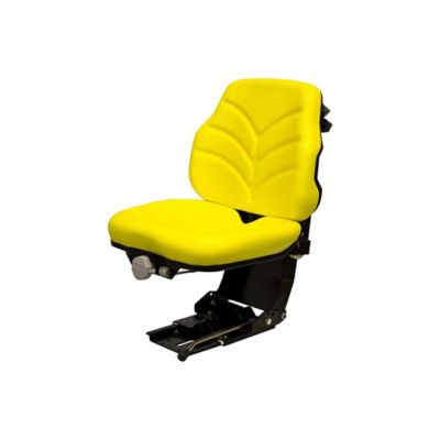 Uni Pro 117 Utility Mechanical Suspension Seat, Yellow Vinyl
