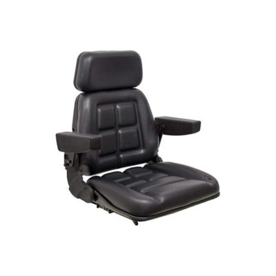 Image showing  235 Seat Top Assembly, Black Vinyl