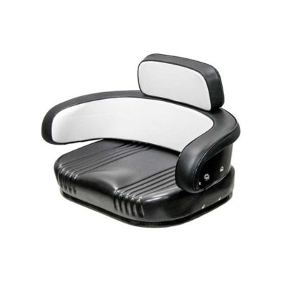 Uni Pro International Harvester 806 3 pc. Seat Cushion Kit, Economy, Black & White Vinyl