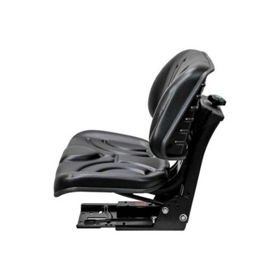 Image showing  355 Utility Mechanical Suspension Seat, Black Vinyl