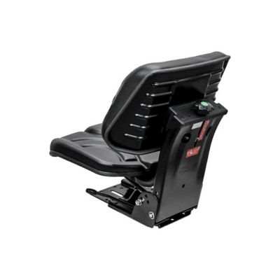Image showing  355 Utility Mechanical Suspension Seat, Black Vinyl