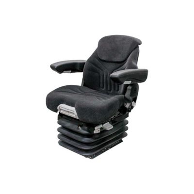 Uni Pro 1060 Air Suspension Seat, 12 V, Black/Gray Fabric