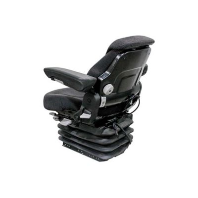Image showing  1060 Air Suspension Seat, 12 V, Black/Gray Fabric