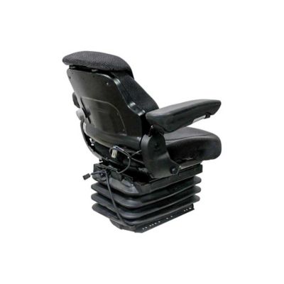 Image showing  1060 Air Suspension Seat, 12 V, Black/Gray Fabric