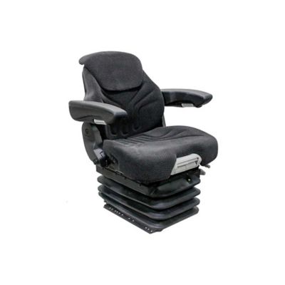 Image showing 6 th Uni Pro 1060 Air Suspension Seat, 12 V, Black/Gray Fabric