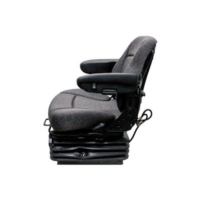 Image showing  1003 Air Suspension Seat, 12 V, Charcoal Gray Fabric