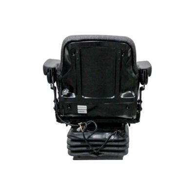 Image showing  1003 Air Suspension Seat, 12 V, Charcoal Gray Fabric