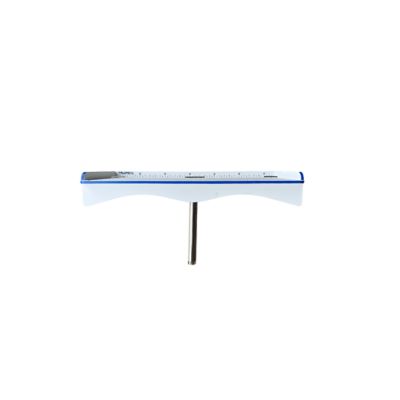 Image showing  Double Fillet Table with Rod Mount for 2 Buckets, 33 x 12in., with Legs for Flat Surfaces, White/Blue/White