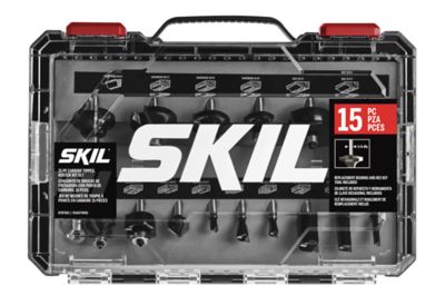 Skil 15 pc. Carbide-tipped Router Bit Set