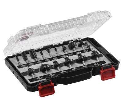 Image showing 1 th SKIL 15 pc. Carbide-tipped Router Bit Set