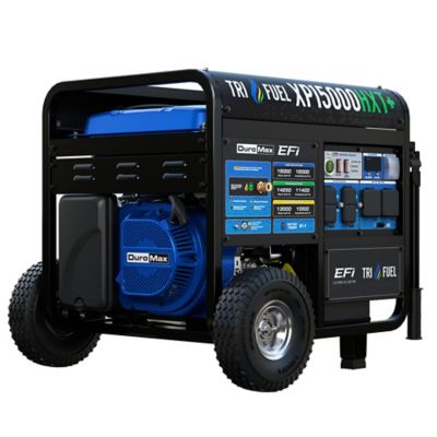 DuroMax 15,000 Watt Electric Start Tri Fuel EFI Portable Generator