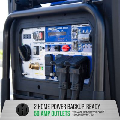 Image showing 11 th DuroMax 16,000 Watt V-Twin Tri Fuel Portable Digital Inverter Generator