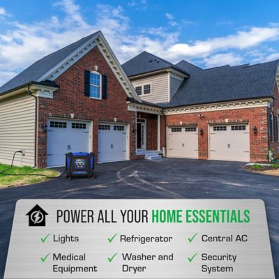 Image showing 12 th DuroMax 16,000 Watt V-Twin Tri Fuel Portable Digital Inverter Generator