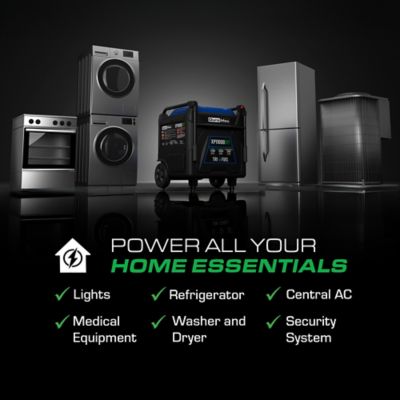 Image showing 10 th DuroMax 11,000 Watt Portable Tri Fuel Inverter Generator - Quiet, Low THD