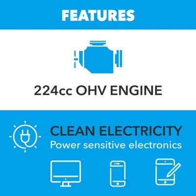 Image showing 8 th Pulsar 6000W Dual Fuel Inverter Generator with CO Sentry