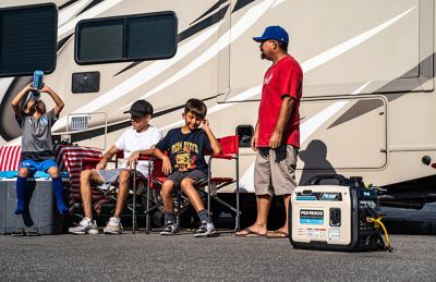 Image showing  4000W Gasoline Powered Inverter Generator with CO Sentry