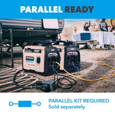 Image showing 8 th Pulsar 4000W Gasoline Powered Inverter Generator with CO Sentry