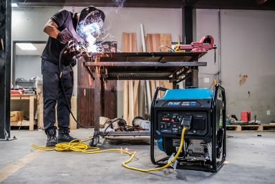 Image showing  5250W Dual Fuel Open Frame Inverter Generator with CO Sentry