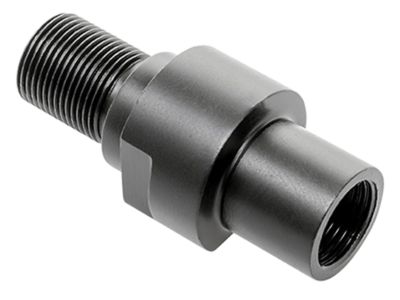 CMMG Thread Adapter for FN PS90, .223 Rem/5.56x45mm NATO, Black, Steel, 1/2 in.-28 Threads