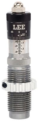 Lee Precision Micrometer Bullet Seating Die, 22-250 Rem Rifle Firearm, Black/Clear