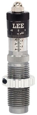 Lee Precision Micrometer Bullet Seating Die, 308 Win Rifle Firearm, Black/Clear