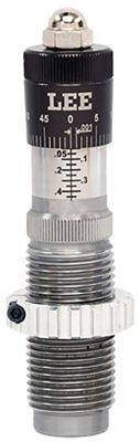 Lee Precision Micrometer Bullet Seating Die, 6mm Creedmoor Rifle Firearm, Black/Clear