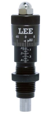 Lee Precision Micrometer Factory Crimp Adapter, 9mm Pistol Firearm, Black/Clear