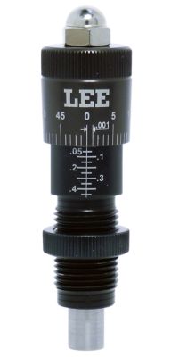 Lee Precision Micrometer Factory Crimp Adapter, 44/45 Cal Pistol Firearm, Black/Clear