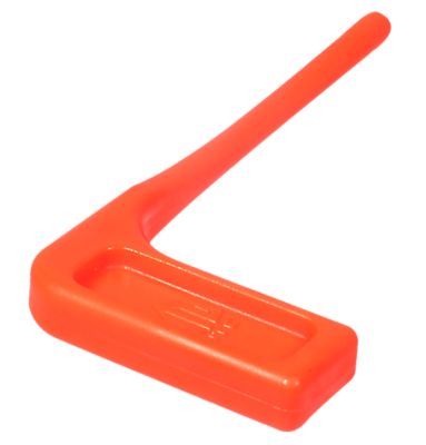 Leapers Chamber Safety Flag, Orange, Polymer, 3.50 in. Long, 6-Pack