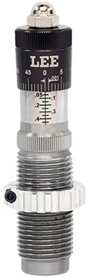 Lee Precision Micrometer Bullet Seating Die, 6.5 Creedmoor Rifle Firearm, Black/Clear