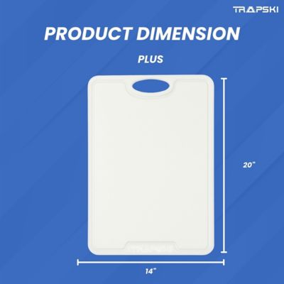 Image showing  Cutting Board, 3/8 in. Thick, Multi-Use, 14 x 20in. Plus, White