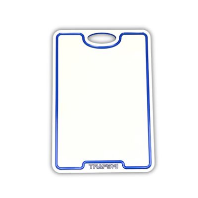 TRAPSKI Premium Cutting Board 1/2 Thick, Multi-Use, 14 x 20in., Plus, White/Blue/White