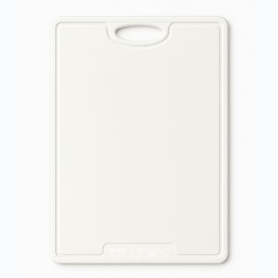 TRAPSKI Cutting Board, 3/8 in. Thick, Multi-Use, 18 x 24in., Large, White
