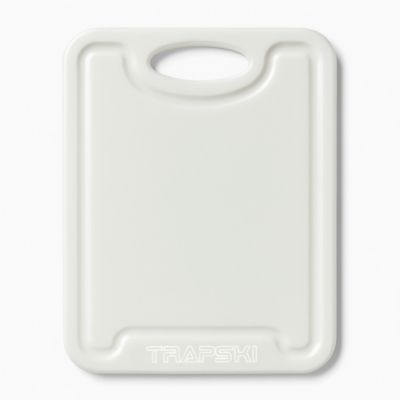 TRAPSKI Cutting Board, 3/8 in. Thick, Multi-Use, 9 x 12in., Small, White
