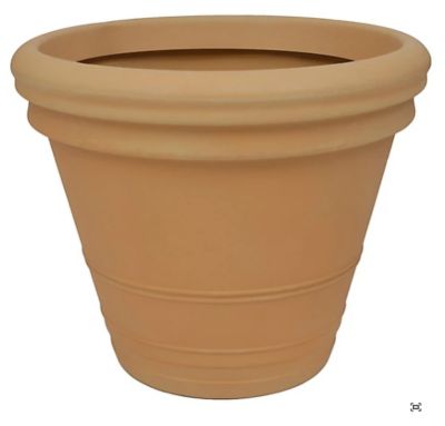 Rain Forest 30 in. OV Tall Cone Planter, Charcoal
