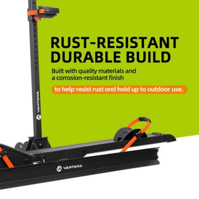 Image showing 5 th Vantana 100 lb. 2 in. Receiver Foldable Aluminum 1-E Bike Rack with Ramp