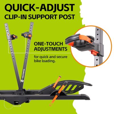 Image showing  200 lb. 2 in. Receiver Foldable Aluminum 2-E Bike Rack with Ramp