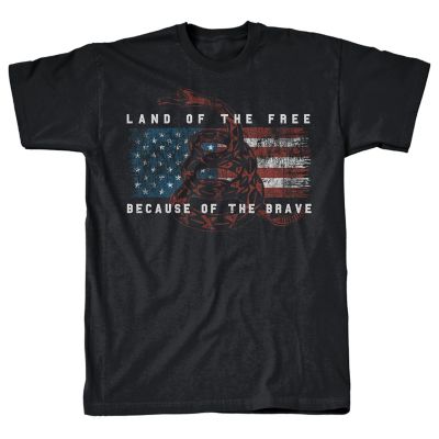 Goodie Two Sleeves Men's Short Sleeve Tee Americana Snake Flag